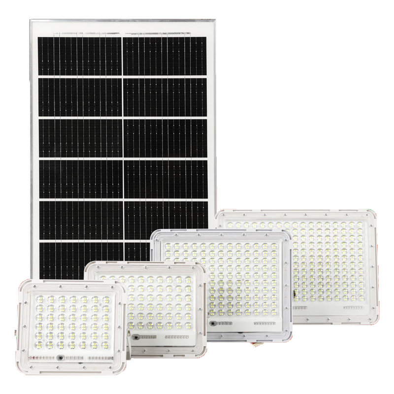 IP65 Waterproof SMD Aluminum LED Solar Flood Light with Remote Control Radar Sensor for Outdoor Garden Lighting
