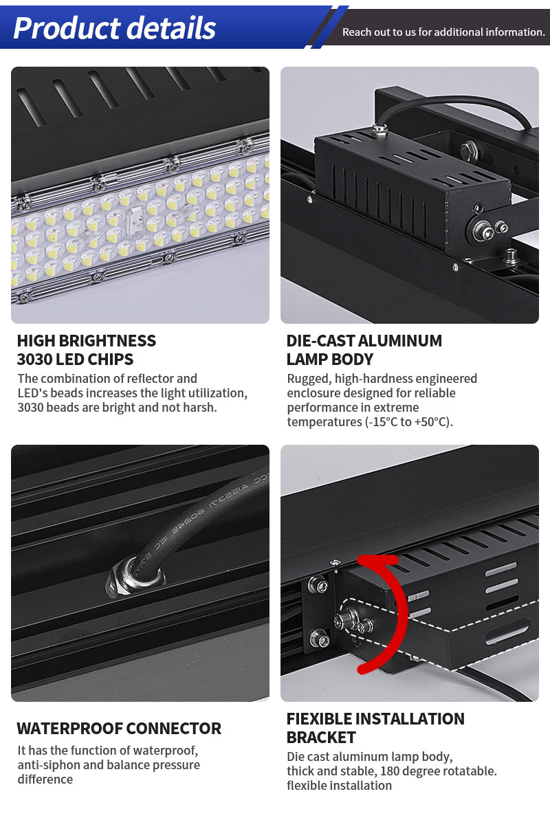 Anti-Glare Pickleball Court Light Outdoor IP66 Waterproof Tennis Court Stadium Lighting