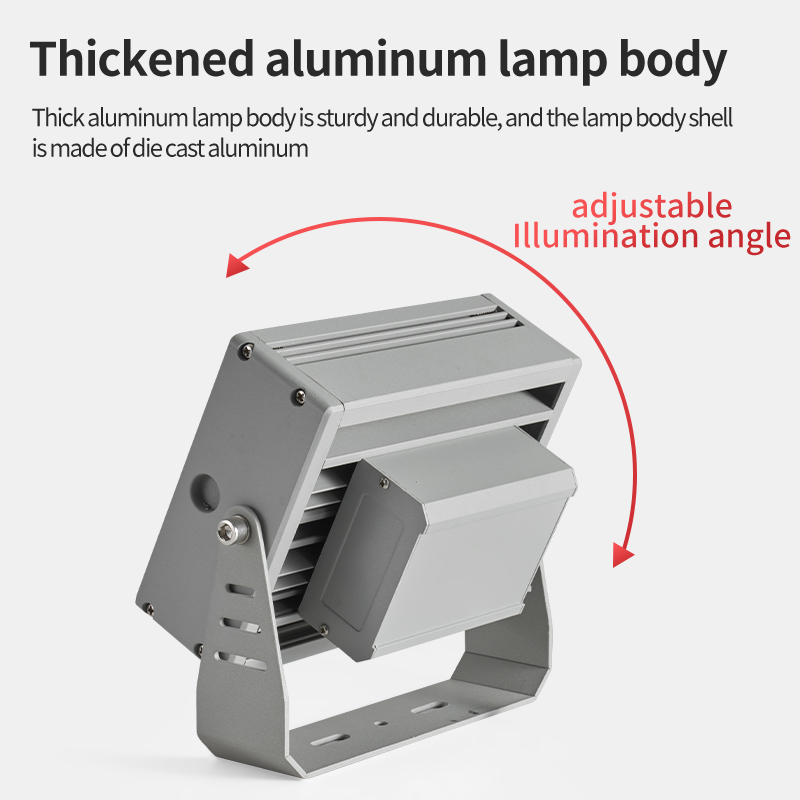 Dimmable COB LED Flood Outdoor Facade Lighting RGBW 18W/36W/48W LED Wall Washer Light Architectural Aluminum Body IP67