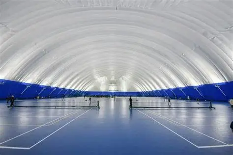 Customizable Inflatable Membrane Building For All Weather Football Pitch Soccer Field Tennis Court And Basketball Gym