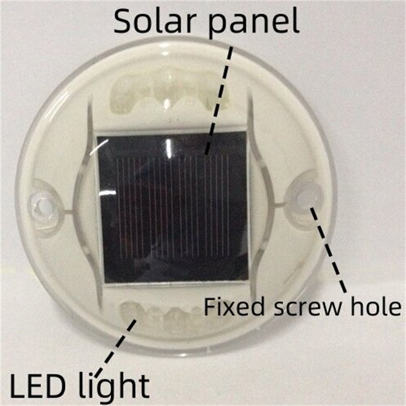 Solar Runway IP68 Waterproof Ground Lights High Brightness Traffic Signal Road Stud