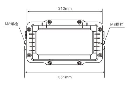Fire Emergency Exit Sign Luminaire Explosion-proof LED Light with IP66 Rating and 1-Year Warranty for Flammable Explosive Areas
