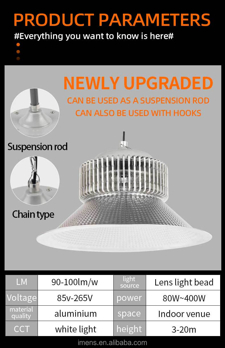 Commercial Industrial Lighting 100W 150W 200W Round UFO Led High Bay Light Warehouse Workshop Highbay Lamp