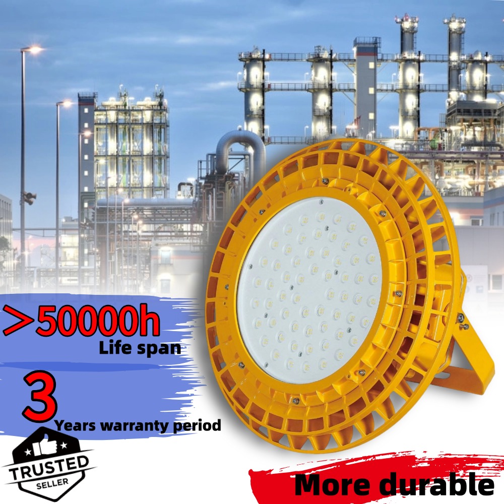 IP65 LED Explosion-Proof Light for High Temperature Factory Workshops 100W/150W/200W Options