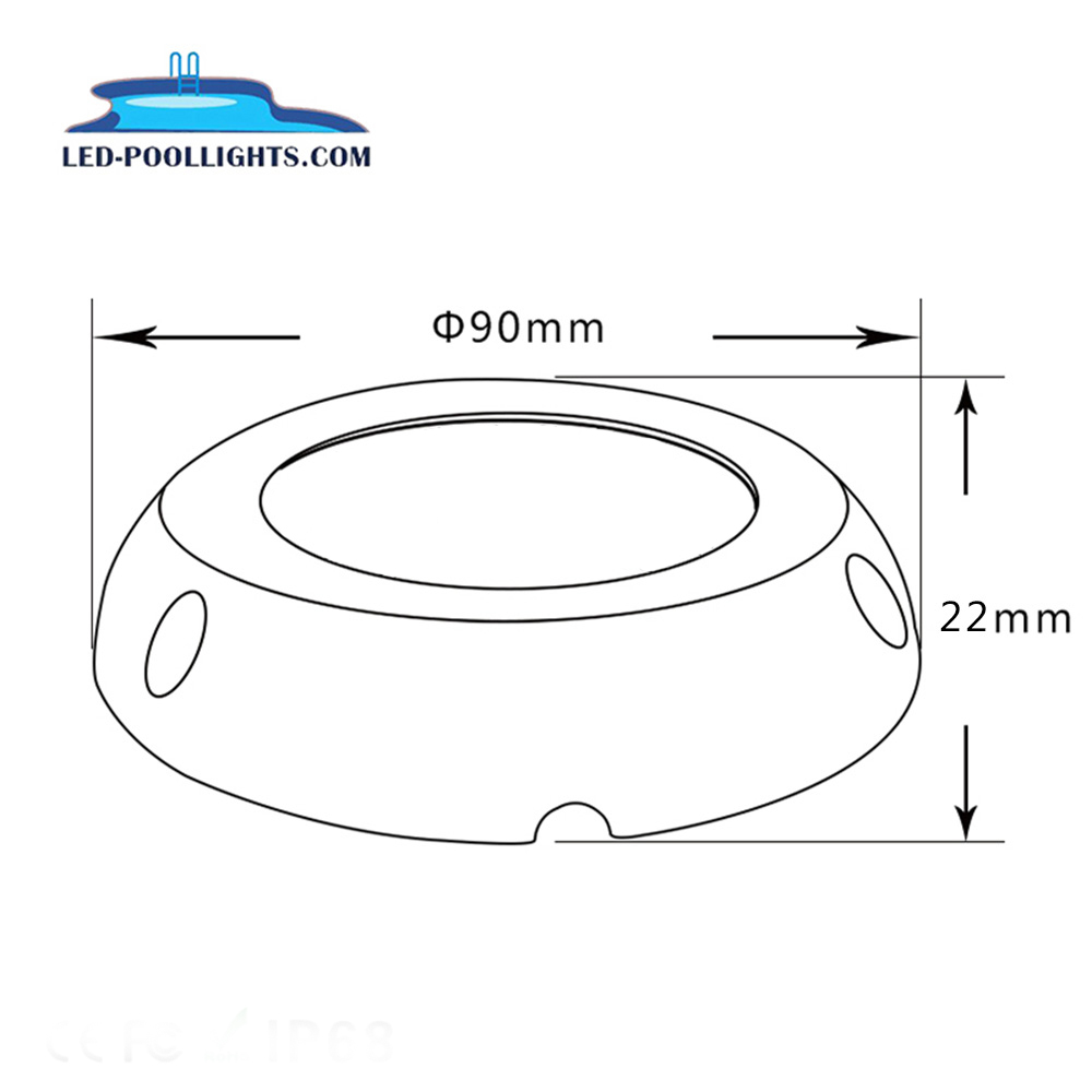 Underwater Led Salt Water Ip68 Waterproof DC AC Light High Power 10W 21W 35W LED Marine Light