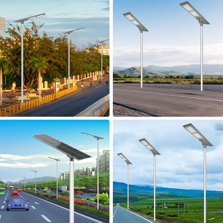 Hot Sale Outdoor Highway Community Die Cast Aluminum Ip66 300w 400w 600w Municipal Project Led All in One Solar Street Light