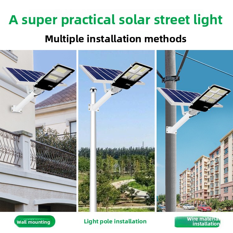 Outdoor Split Aluminum Solar Street Light Waterproof LED High Powered LED Solar Garden Lights Outdoor Waterproof Smart Highways