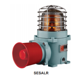 QLIGHTEC Heavy Duty Aluminum Body AR111 Base Explosion-Proof Warning Light SESALR-SESAL-SESAS-SESA IP66 Rating