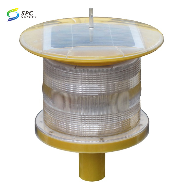 Solar Airport Runway Taxiway Helipad Led Navigation Safety Light Aviation Obstruction Building Tower Beacon Lights with Magnet