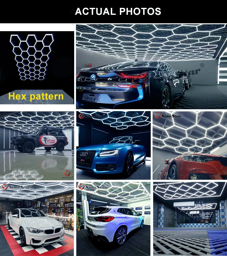 Car Coating and Car Sticker Bay Design LED Lighting for Automotive Maintenance Tunnel Garage Workshop Equipment