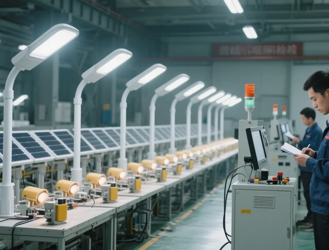 Burn-in Testing and Quality Inspection for LED Street Lights