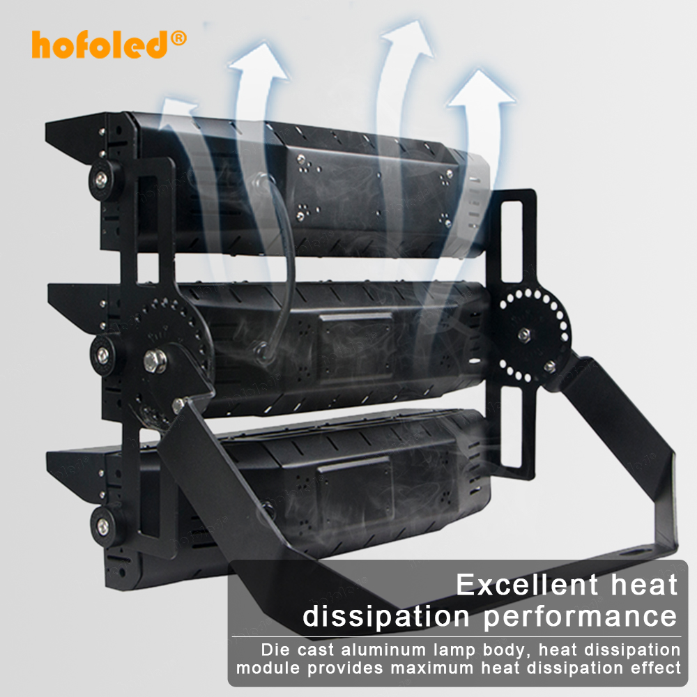 Outdoor Stadium Lights 250W-2000W LED Sports Fields Floodlight Warehouse Lighting Tennis Court Fixtures High Mast Flood Light