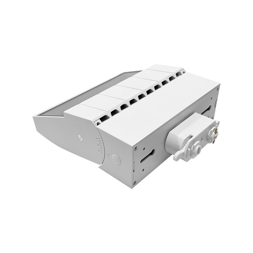 Litecent 35W Ceiling Track Mounted Sliding LED Wallwasher Light IP44 DALI Control High Brightness Aluminum Building Facade