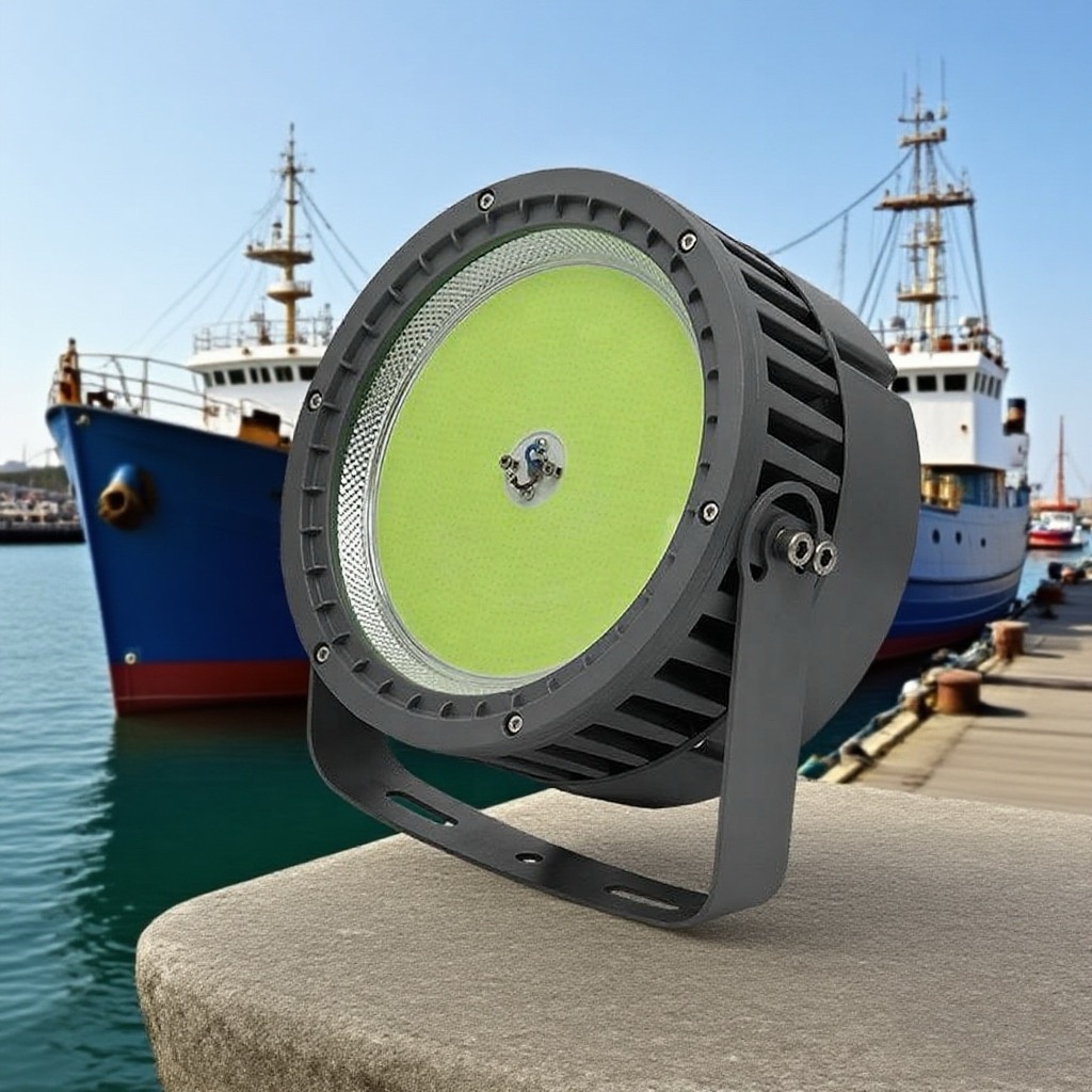 Hot Sale 500W 800W 1000W Fish Attracting Night Fishing Lamp Marine Squid Red Green Cyan LED Fishing Lights for Docks Boats