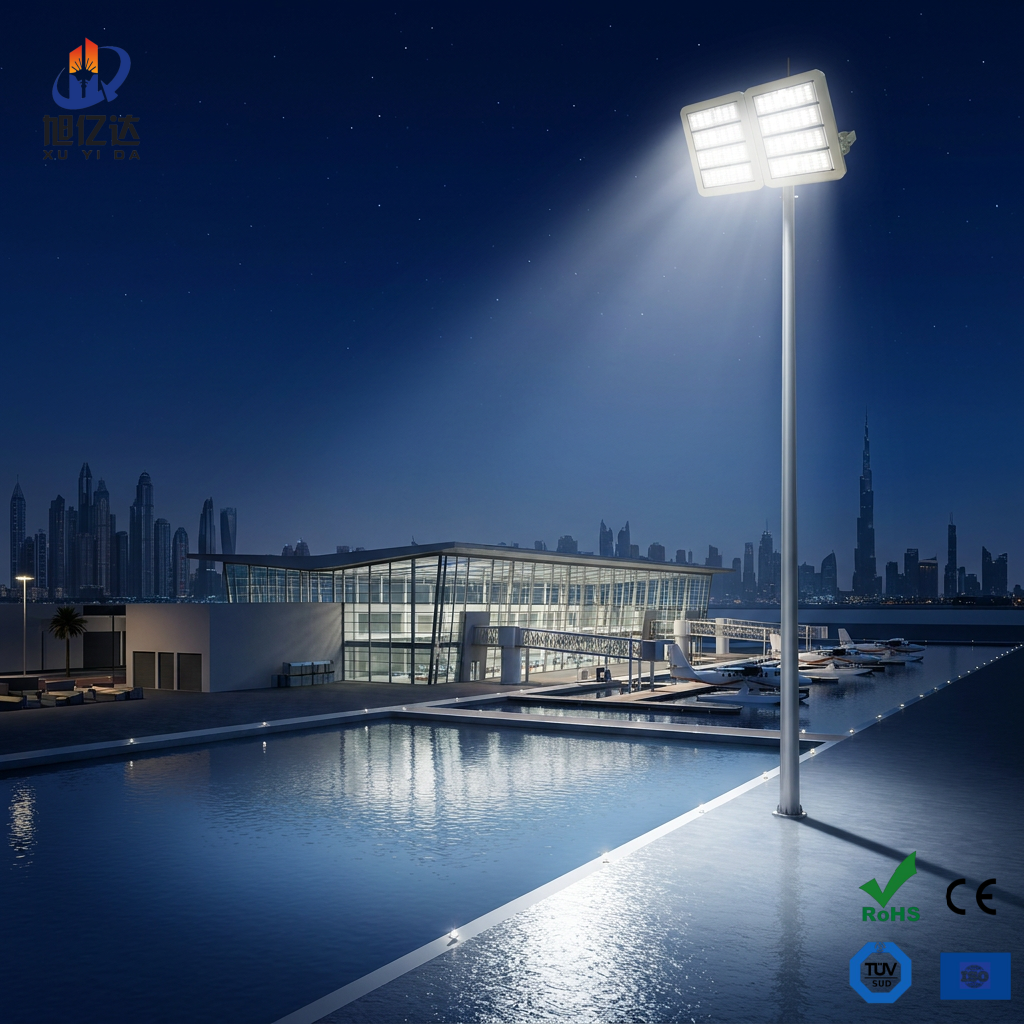 High Power LED Flood Light IP67 Waterproof 400W Seaplane Airport Anti-corrosion Floodlight
