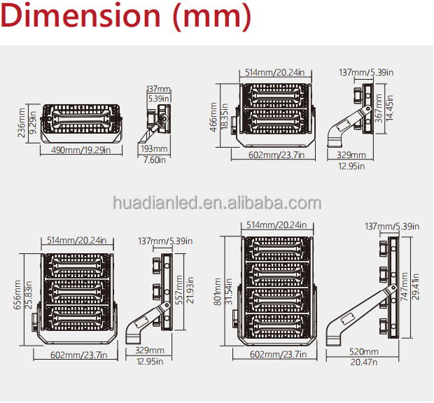 Dimensions