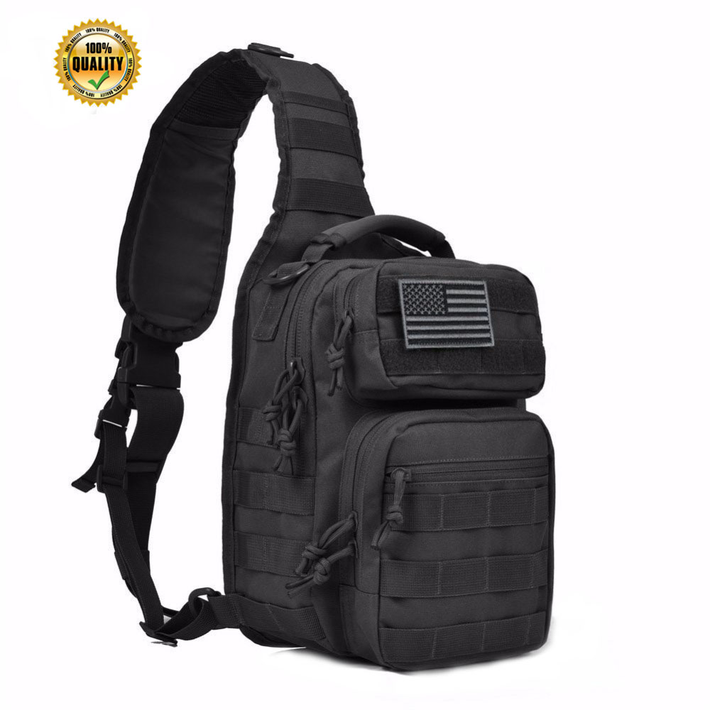 900D Molle Range Tactical Chest Bag Shoulder Best Sling Backpack Bags