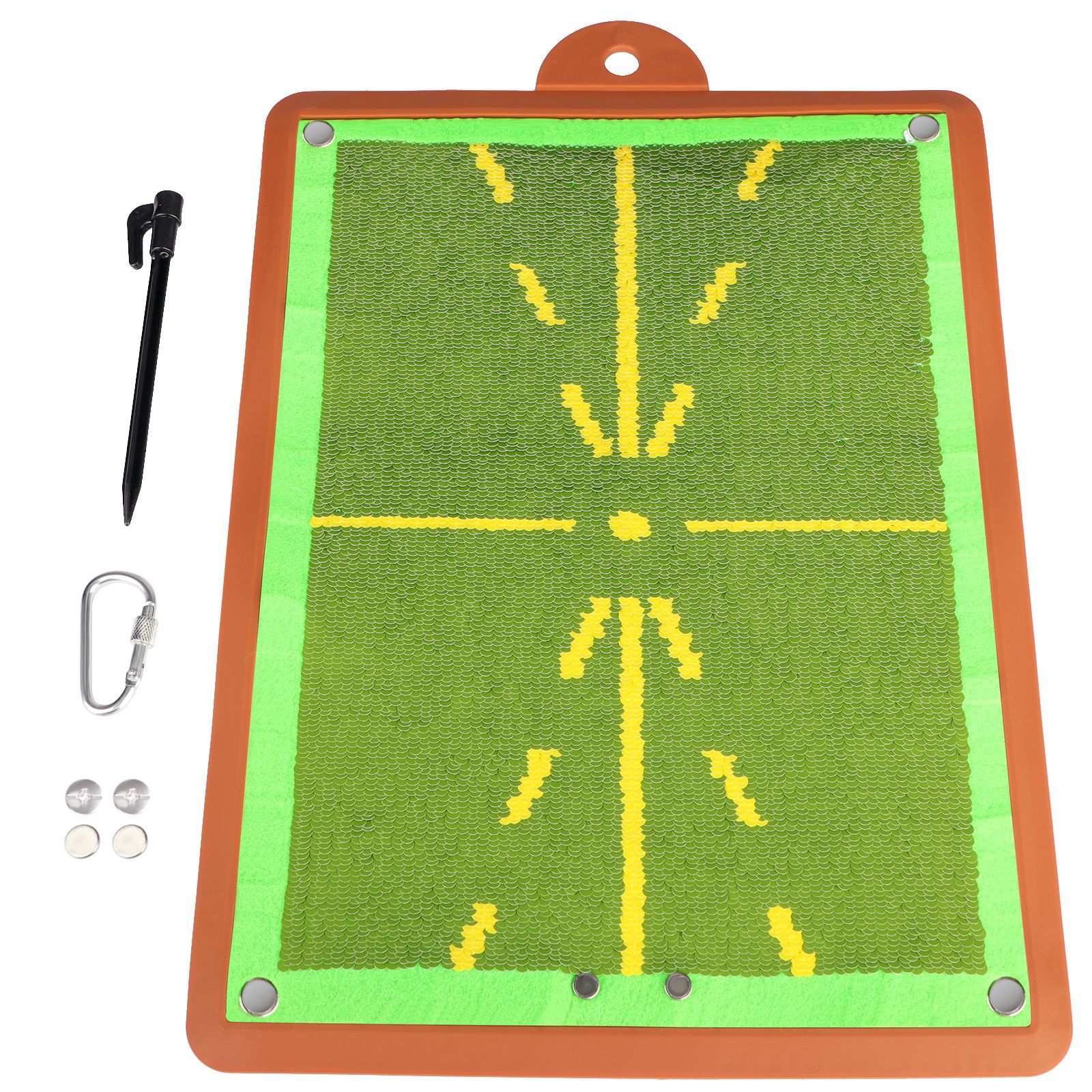 Golf Training Mat for Swing Detection, Golf Hitting Mat Path Feedback Golf Practice Mat Golf, Impact Mat Golf Training Aid