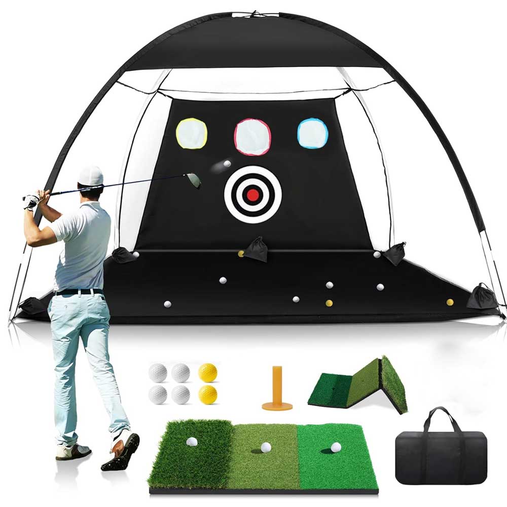 Bestways BG04/1 Factory Price Professional Quality Nylon Oxford Cloth Golf Swing Trainer Practice Net Outdoor Training Aid