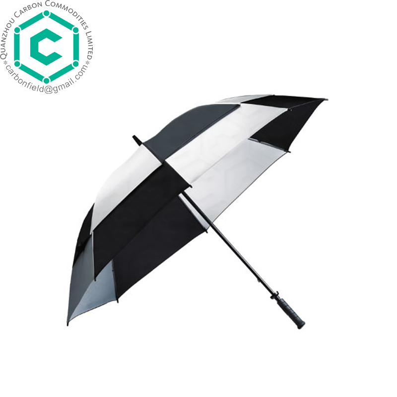 Double Layer Windproof 68-inch Oversize Windproof Golf Umbrella