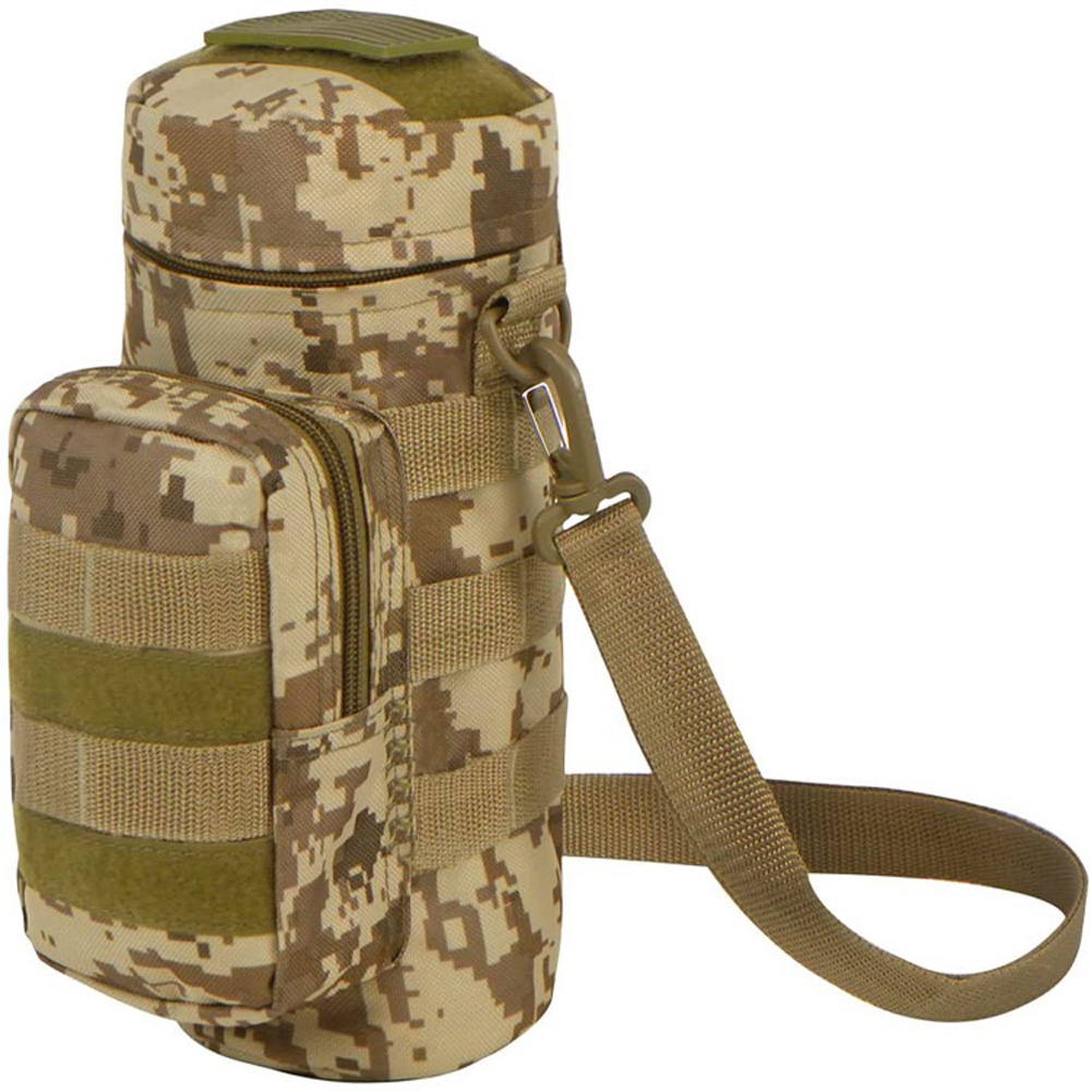 Tactical MOLLE Water Bottle Pouch Portable H2O Hydration Water Bottle Holder for Outdoor Sport Hiking Travel Activities
