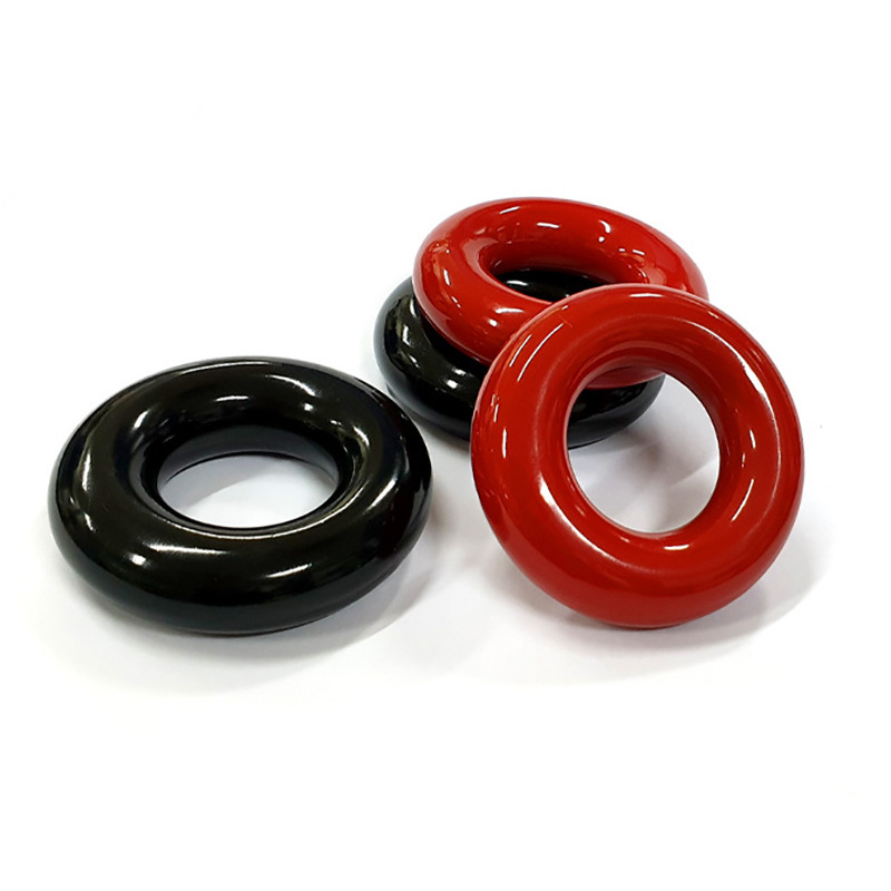 Red/Black Golf Weighted Swing Ring Practice Aids Golf Swing Training Rings for Golf Sports Practice