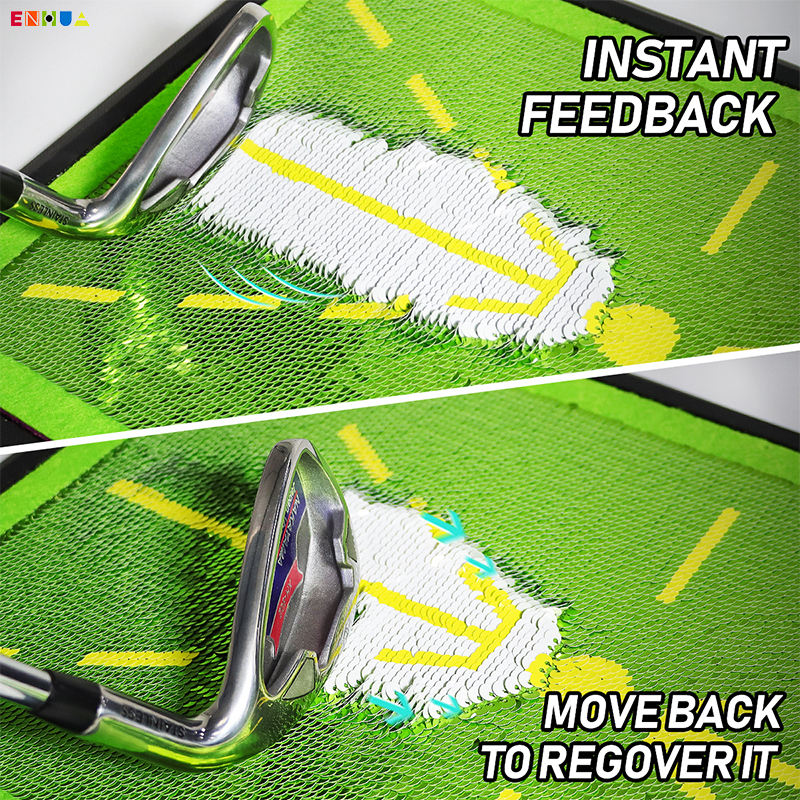 Golf training mat product view 5