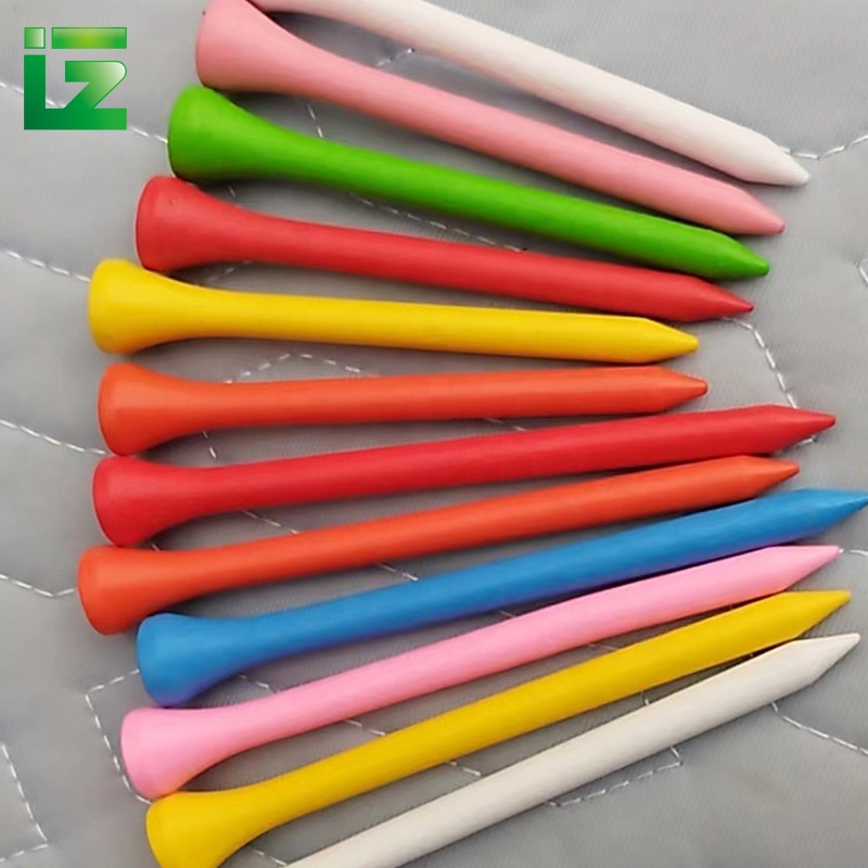Zhenguan Custom Wooden Golf Tees Premium Hardwood Durable Stable 70MM Custom Color for Indoor/Outdoor Practice