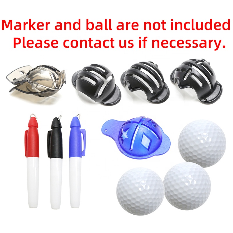 Sublimation Golf Ball Marker Golf Ball Marker Custom Logo Funny GolfBall Markers Golf Putting Alignment Tool Line Drawing Tool
