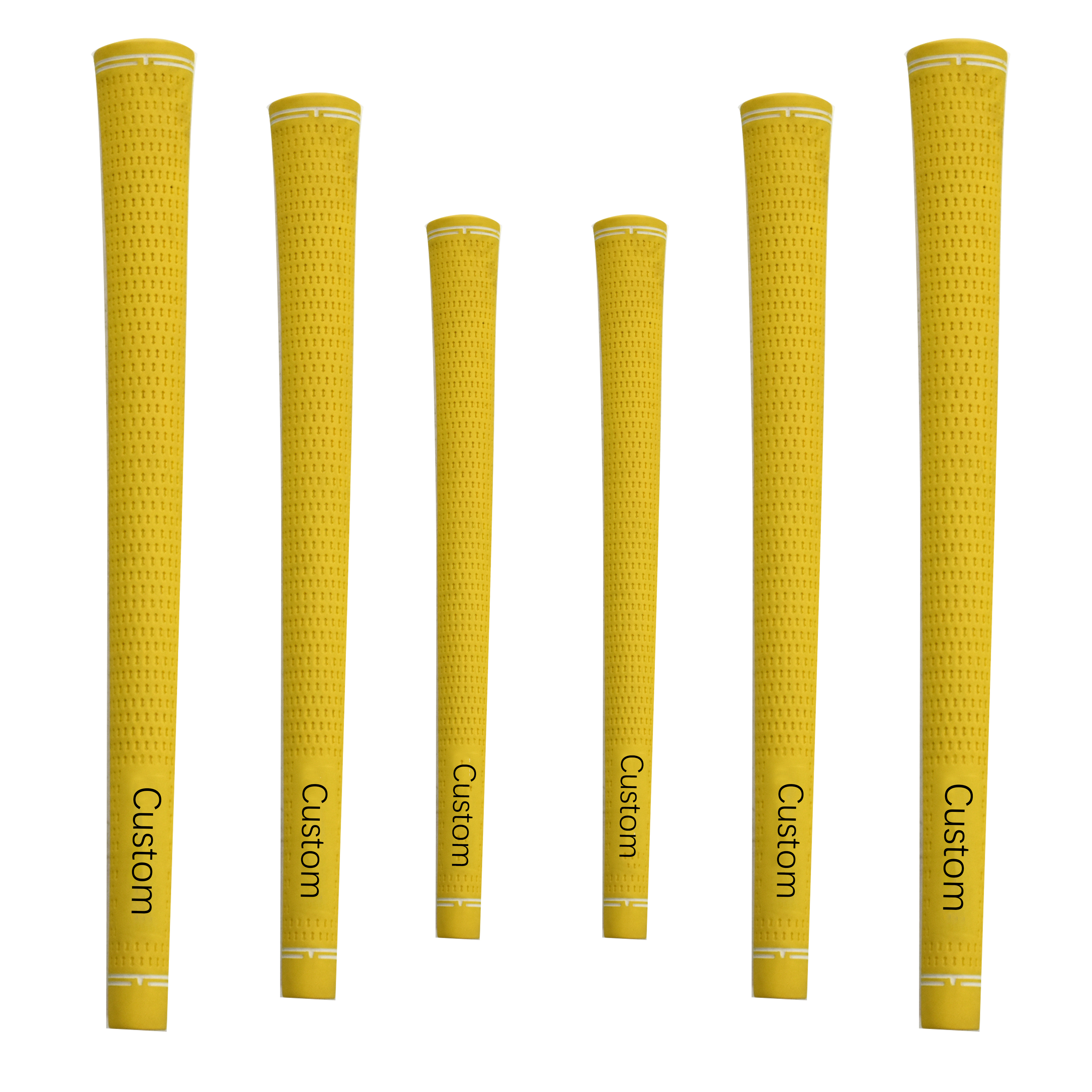 OEM Custom Logo Durable Standard Size Non Slip Training Golf Club Grips Rubber 0.580 in Outer Diameter 260 mm