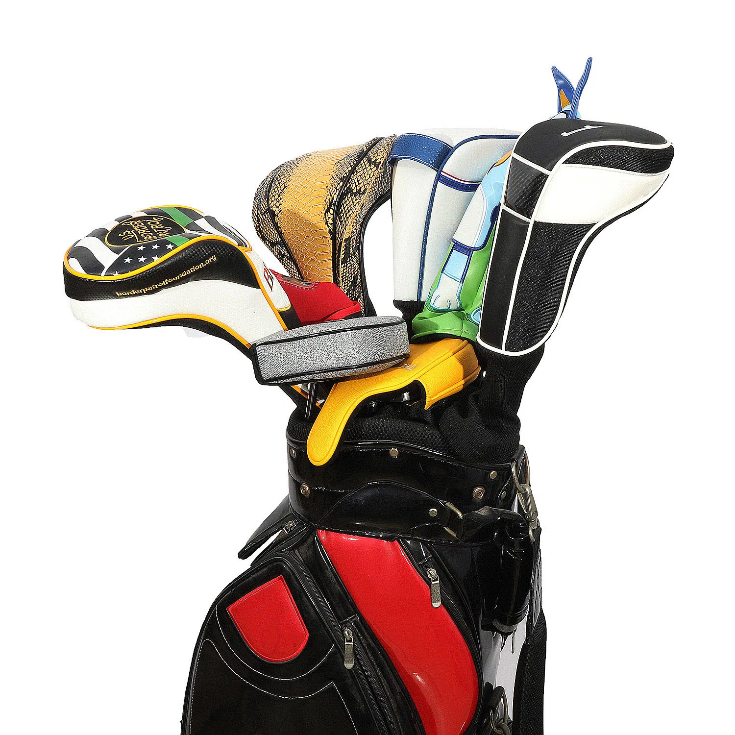 Premium Golf Head Covers for #1, #2, #3 Clubs - Stylish Protection