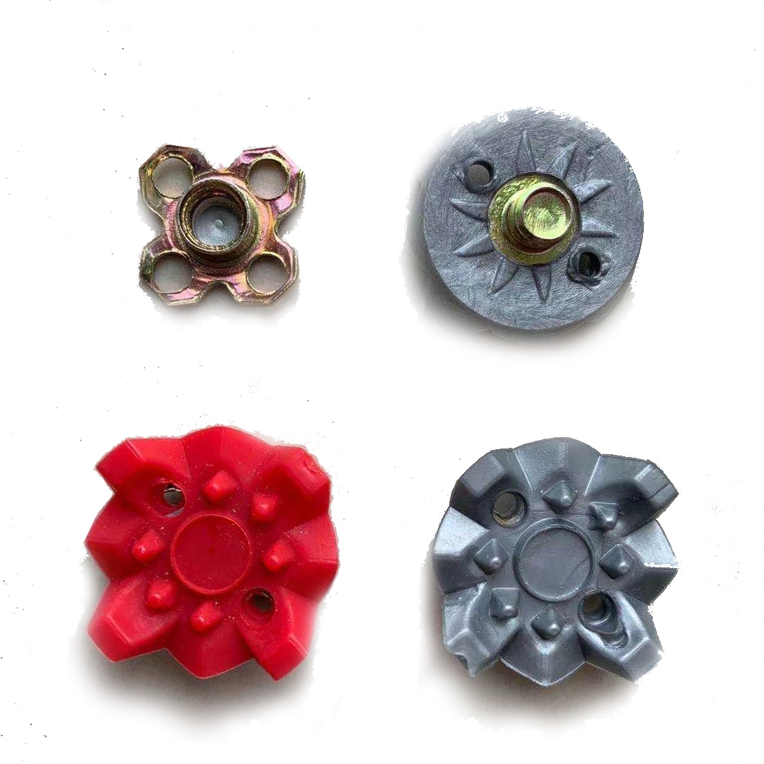 Bulk Small Metal Thread Golf Shoes Spikes Nuts Metal Thread Sports Spikes Shoes Spike Replacement Cleat Screw Fast Twist