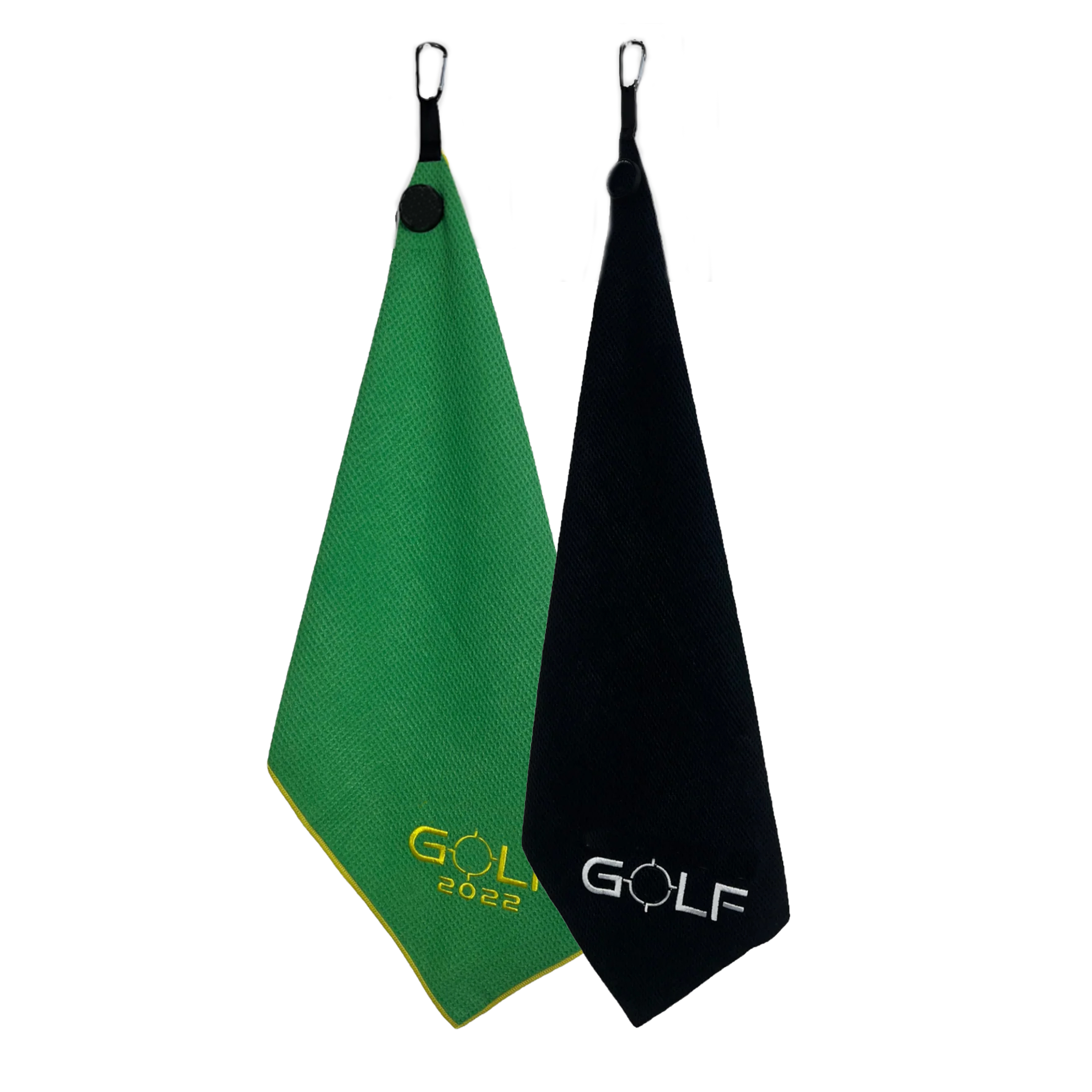 Blue Flamingo Printed Golf Club Cleaner Waffle Magnetic Microfiber Golf Towel with Clip Hook Sport Style Accessories