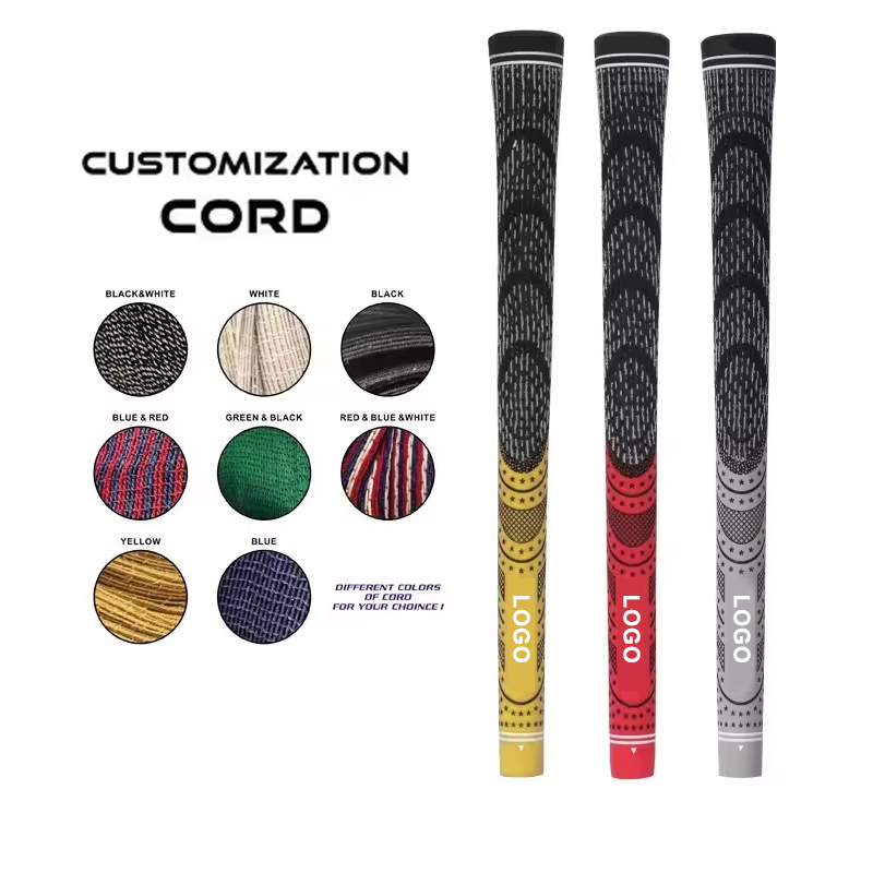 Custom Logo Golf Grips Rubber Standard Size Non-slip Durable 50+-2g Golf Club Grip