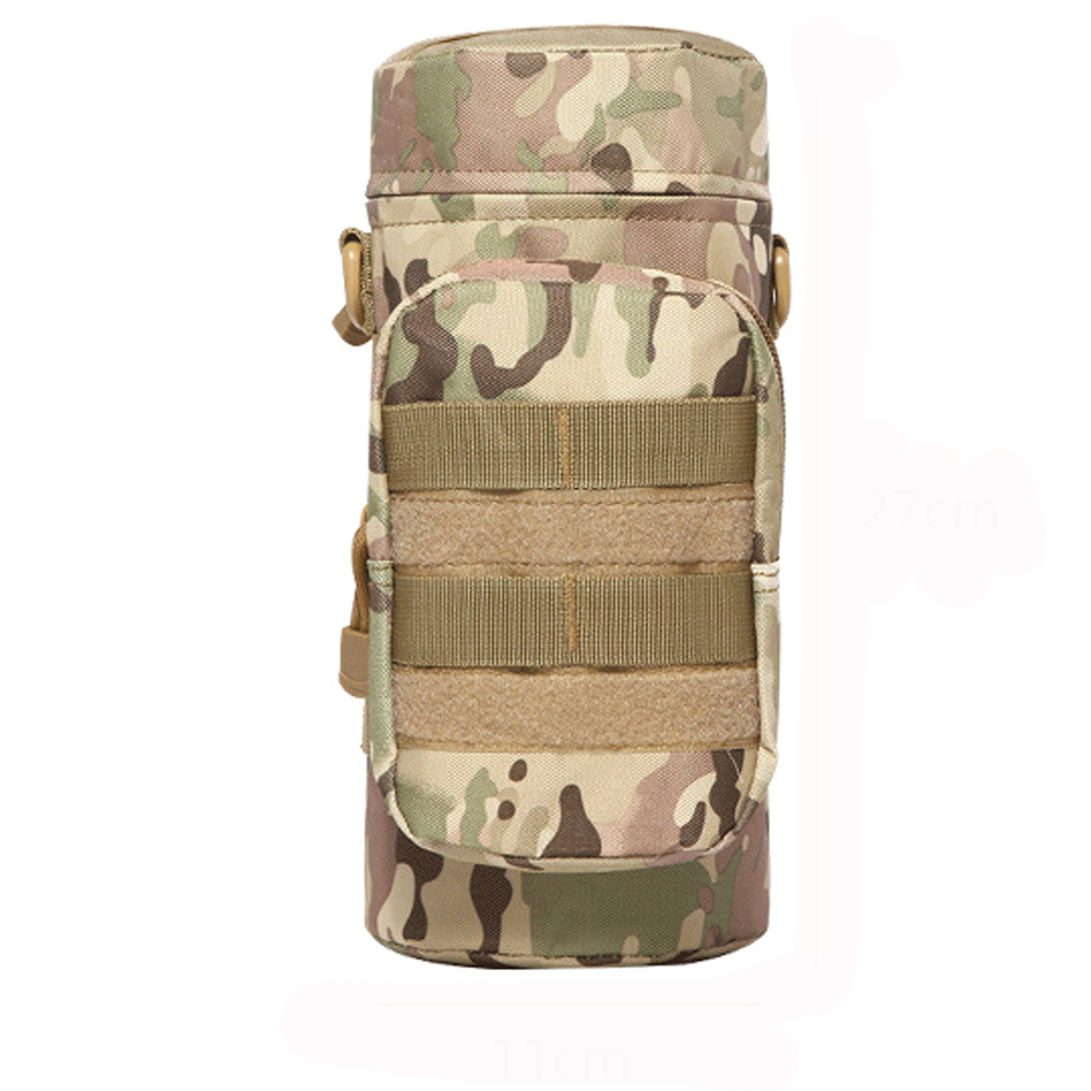 Tactical MOLLE Water Bottle Pouch Portable H2O Hydration Water Bottle Holder for Outdoor Sport Hiking Travel Activities