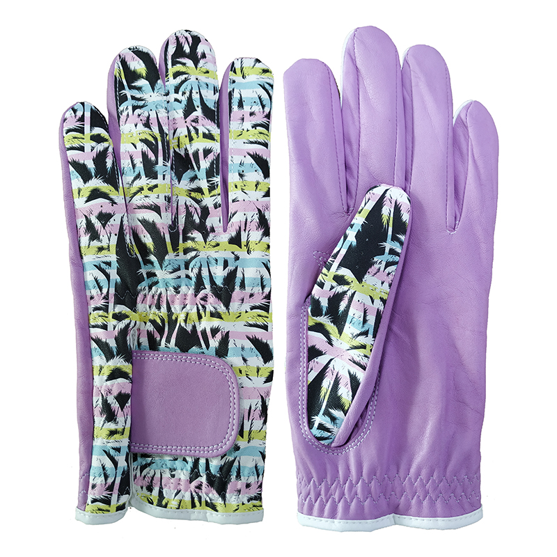 Golf Glove Factory Hot Selling Custom Own Design PU Golf Synthetic Leather Glove For Left Hand Breathable For Sports And Gym Use