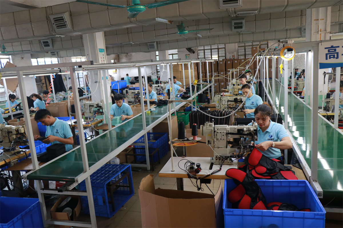 Flatlock stitching