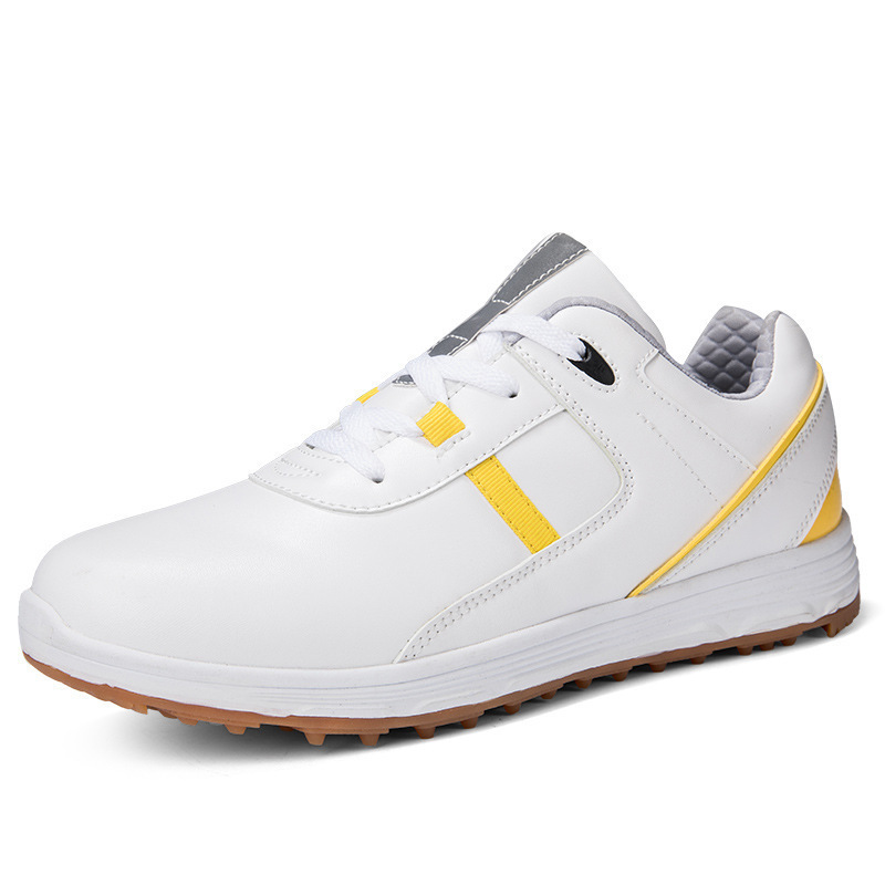 Plus-Size Men Spiked Outdoor Golf Shoes Synthetic High Traction Stability Golfing Footwear Professional OEM ODM