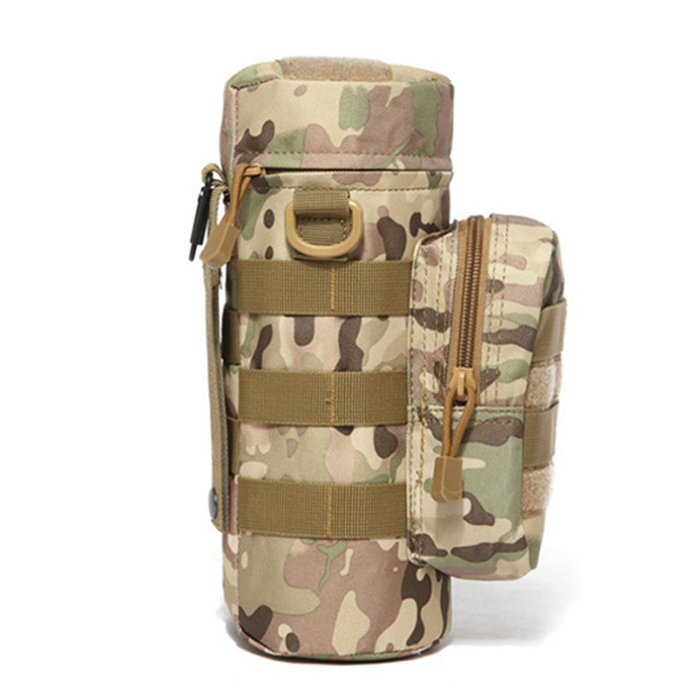 Tactical MOLLE Water Bottle Pouch Portable H2O Hydration Water Bottle Holder for Outdoor Sport Hiking Travel Activities