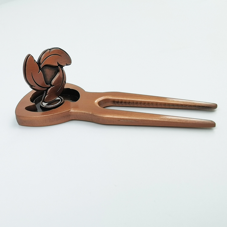 Antique Cooper Custom Engraved Logo Divot Repair Tool With Ballmarker Divot Repair Tools For Golf