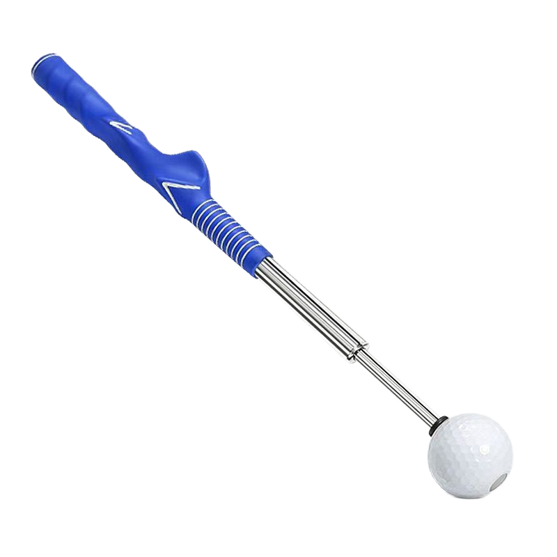 Telescopic Golf Swing Trainer with Impact Bar Sound Feedback for Indoor Outdoor Practice Training Aid Swing Improvement