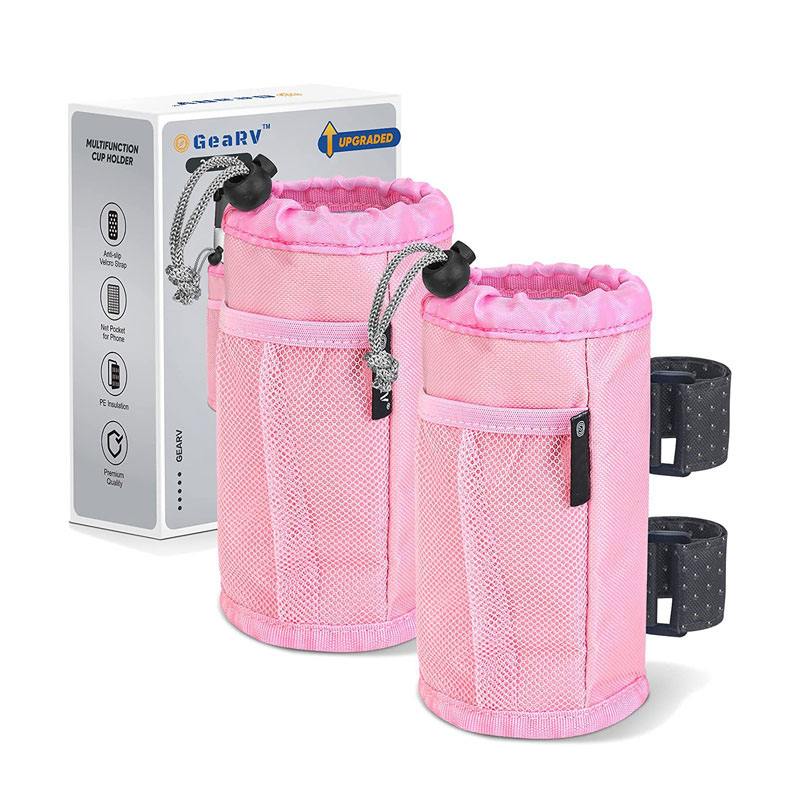 Top Quality Insulated Bike Cup Holder for Mountain Bike Motorcycle Adjustable Durable Baby Bottle Bag Golf Cart Bag