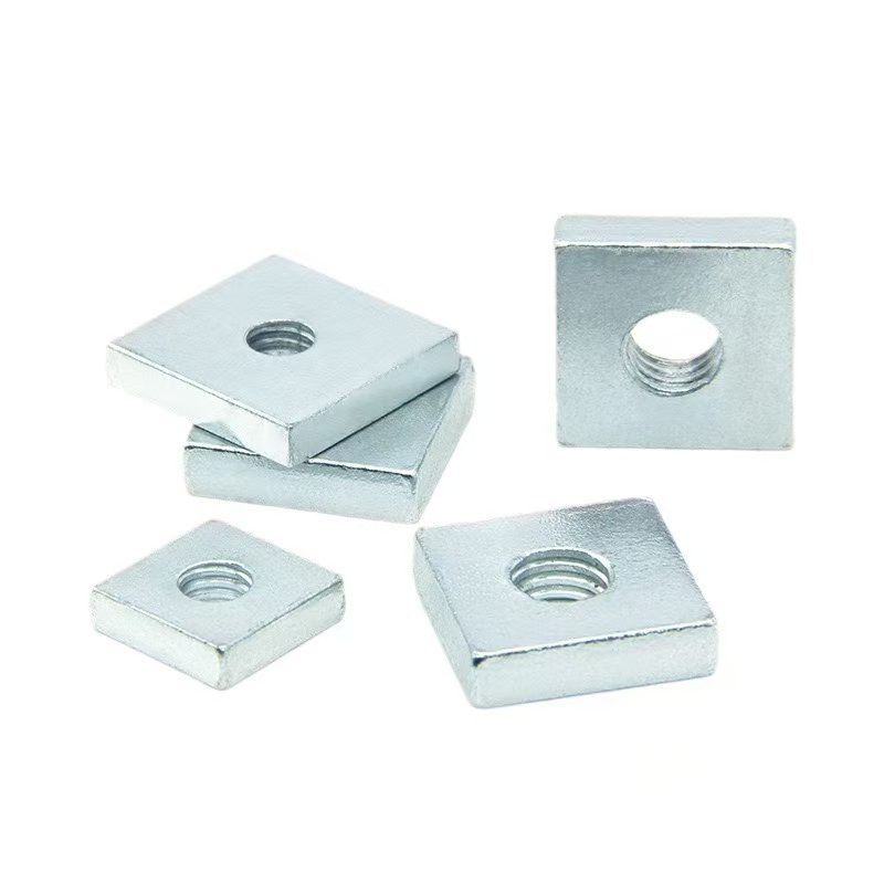 Durable Square Nut Accessories with Galvanized Square Screw Cap Support