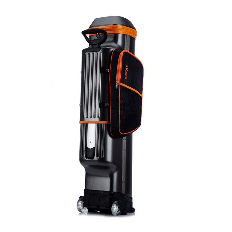 Durable Hard Side Golf Club Travel Case with 6 Dividers PC+ABS Rolling Golf Luggage Airline Approved Telescopic Golf Bag
