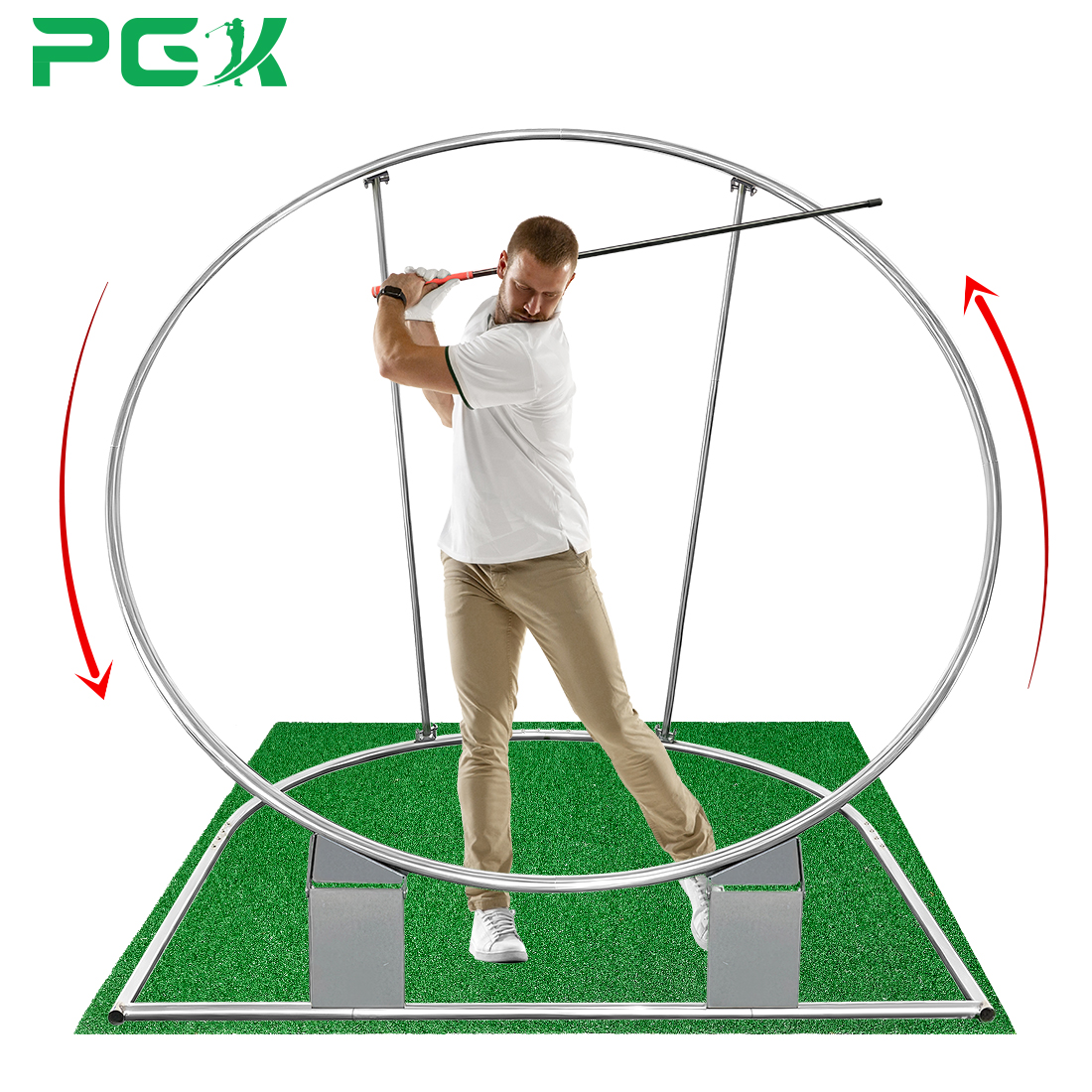 Factory Golf Swing Plane Trainer Frame Golf Plane Swing Correction Golf Swing Plane Trainer