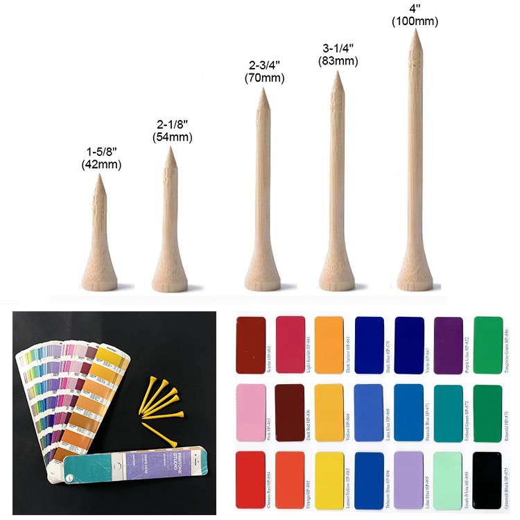 Golf Tees Printing Sizes