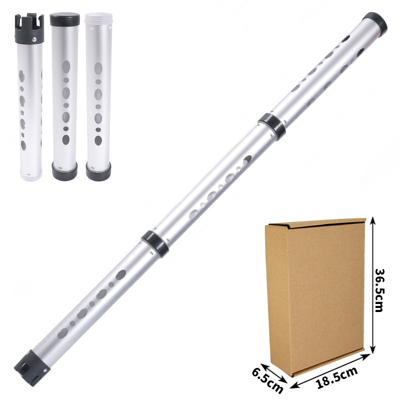 Wholesale Professional Golf Ball Picker Silver Detachable Aluminium Golf Ball Collecting Tube Golf Collector Tool