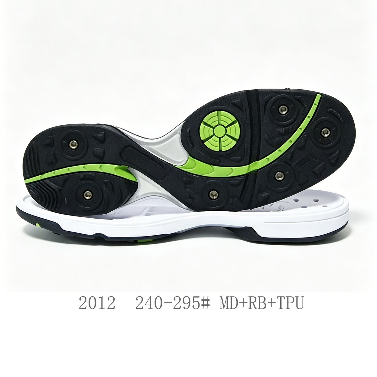Wholesale Removable Rotating Spike Golf Shoe Outsole High Traction Anti Slip Golf Sole custom sole