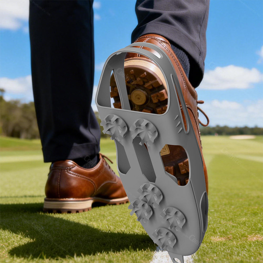 Reusable Silicone Golf Shoe Spikes for Casual Players All in One Golf Traction Accessory Converts Sneakers to Spiked Golf Shoes
