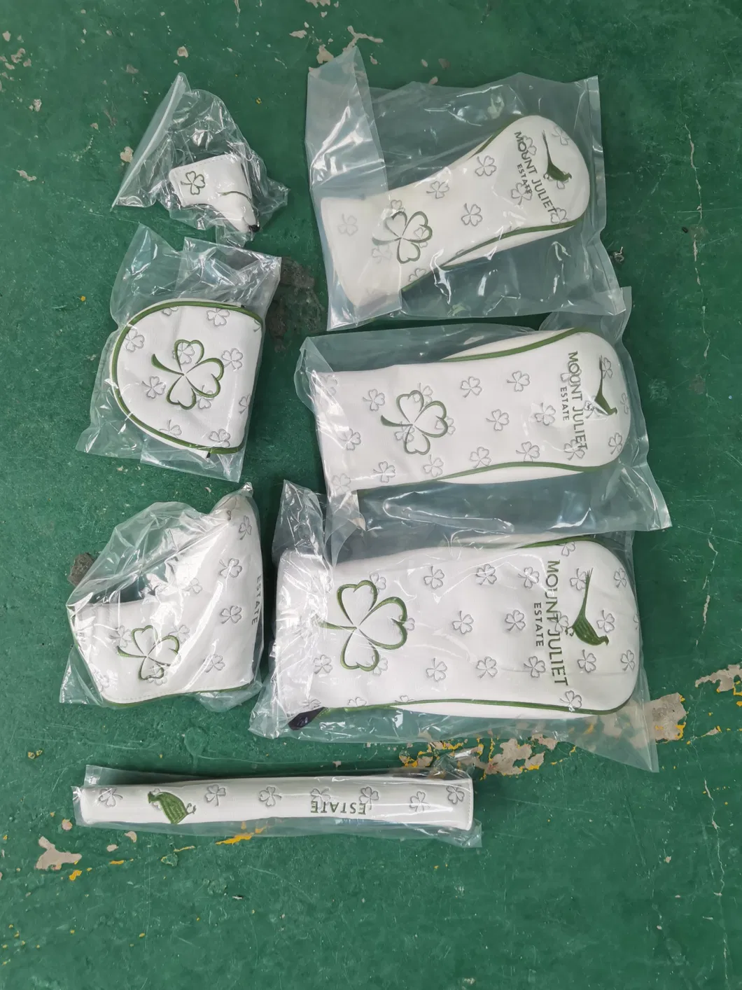 Premium Custom Embroidered Leather Golf Head Cover for Club Protection
